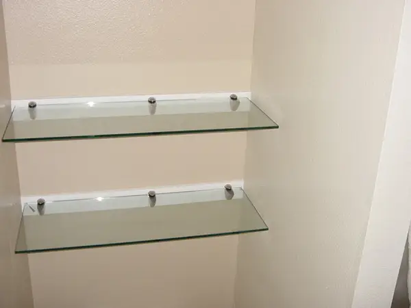 Wall Mounting Glass Shelves in Upland