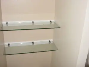 Wall Mounting Glass Shelves in Upland